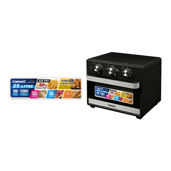 Cornell 25L Air Fryer Oven, with Turbo Convection Function