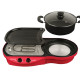 Cornell 2-in-1 Steamboat BBQ Pan Grill Hotpot Set CCGEL88DT