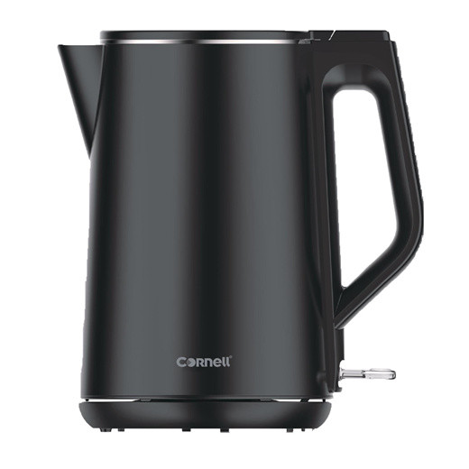 Black Miroco Electric Kettle With Base 1.5 Liter - household items