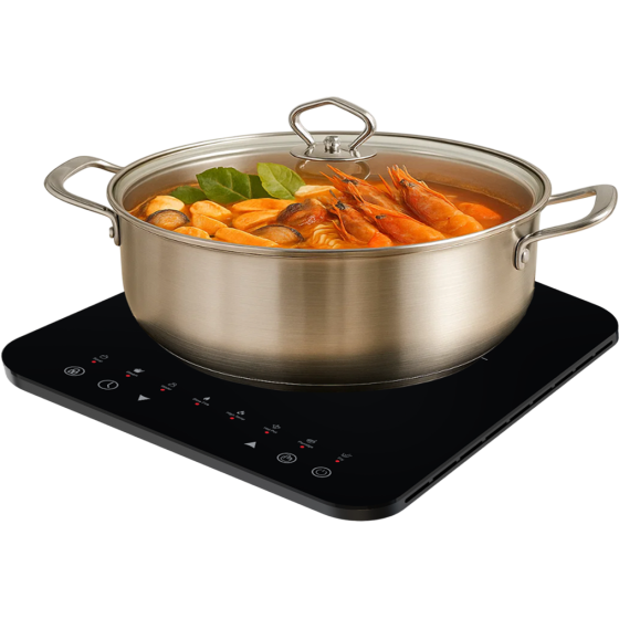 Cornell Induction Cooker 2000W with Premium Stainless Steel Pot