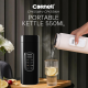 Cornell Portable Kettle 550ml, Leak Proof Design, Stainless Steel Travel Kettle Black