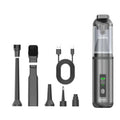 Cornell Mini Portable Vacuum Cleaner, 7 Accessories for Vacuuming, Blowing, Pumping