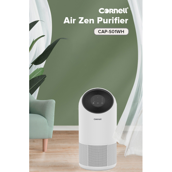 Cornell Air Purifier High Coverage with True HEPA 13 Filter, Air Zen