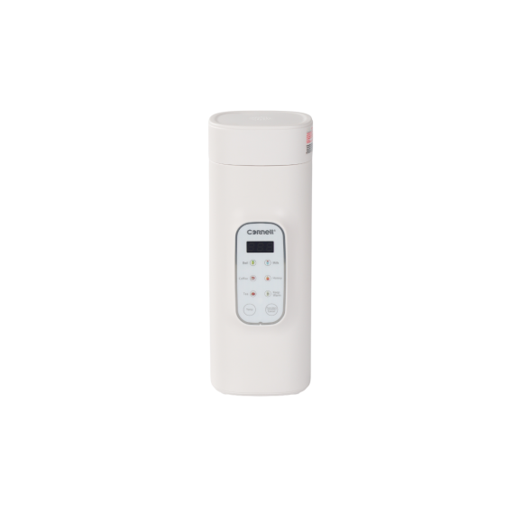 Cornell Portable Kettle 550ml, Leak Proof Design, Stainless Steel Travel Kettle White